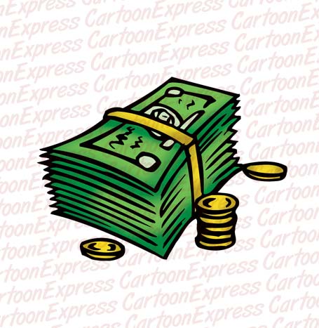 Cartoon on Cartoon Vector Illustration Of Money Coins