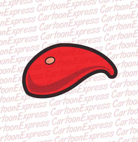 vector cartoon illustration of a French bourret